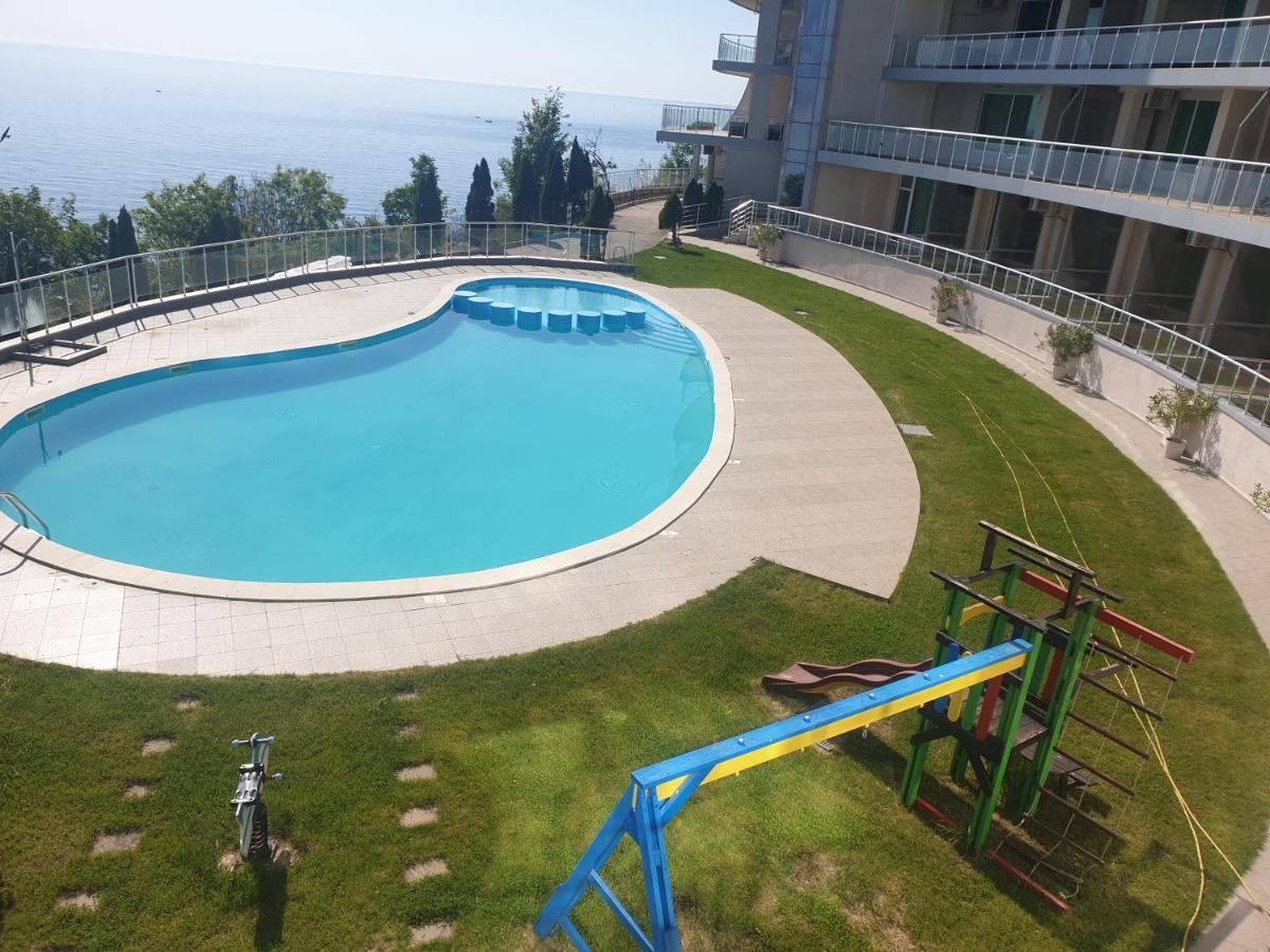 Studio Silver Terace With Sea View For 4 Person Бяла Екстер'єр фото