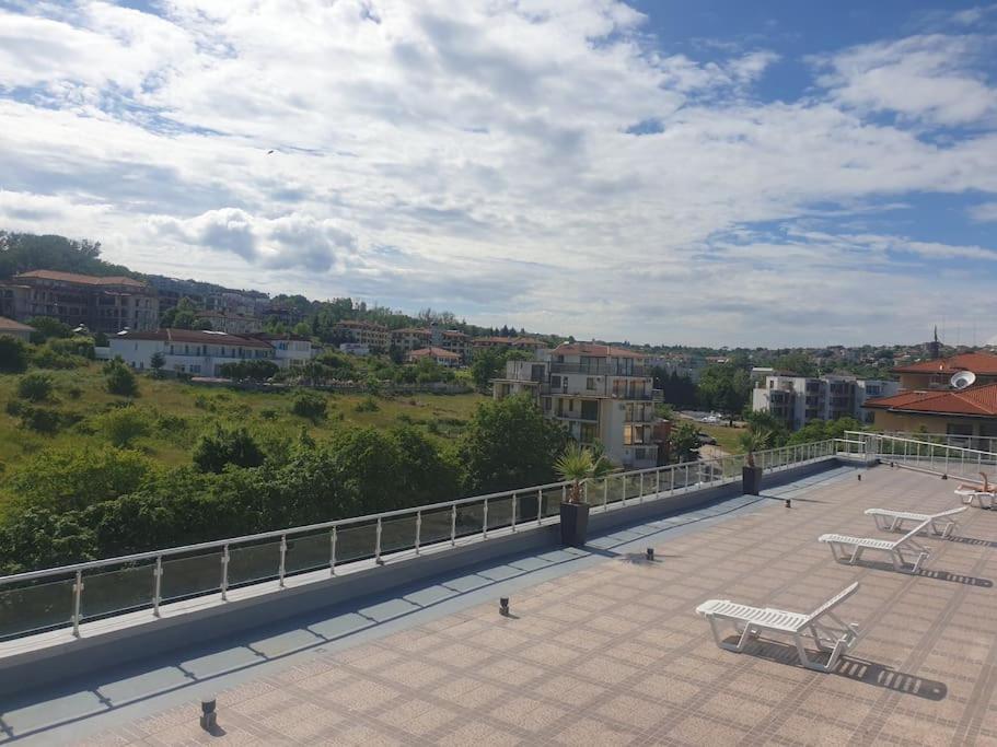 Studio Silver Terace With Sea View For 4 Person Бяла Екстер'єр фото