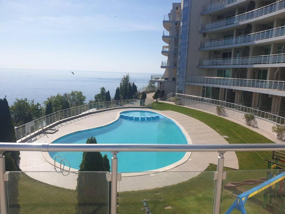 Studio Silver Terace With Sea View For 4 Person Бяла Екстер'єр фото